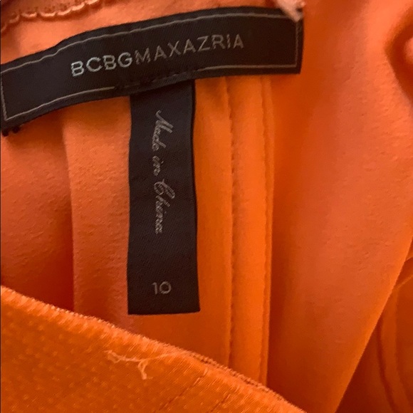 BCBG tangerine full length gown - Picture 4 of 5